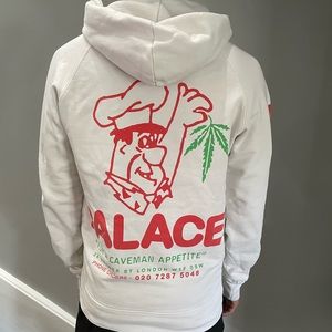 PALACE Flintstone Skateboard Branded Hoodie